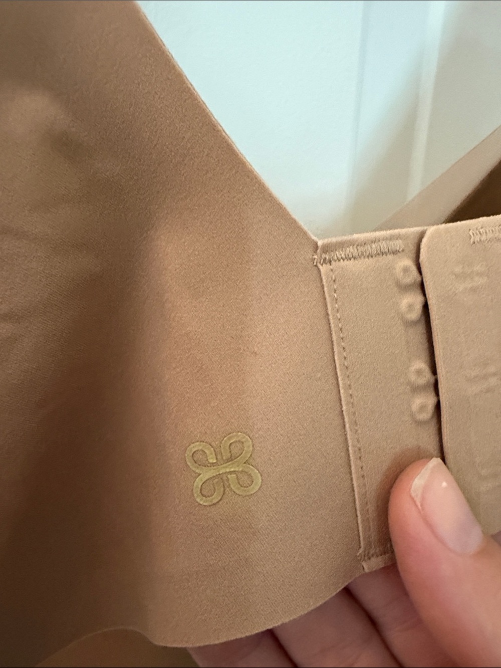 NWT Honeylove CrossOver Contour Bra Light Sand Size XL+ Comfort Seamless Casual - Picture 7 of 8